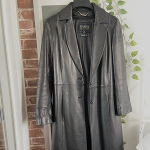 Wilson’s leather coat